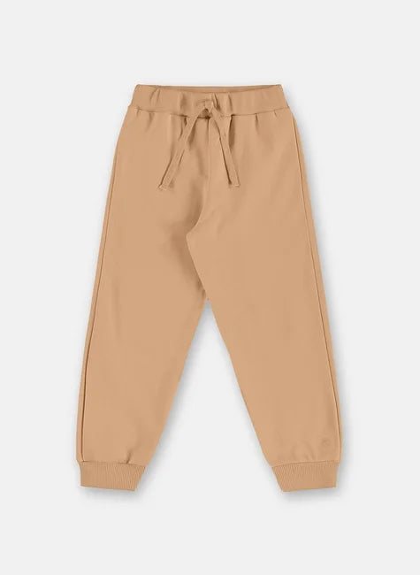 Calça Em Moletom caqui