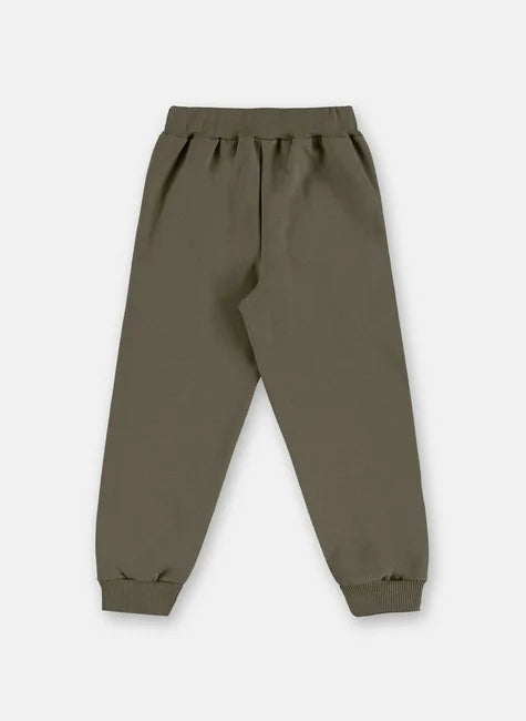 Calça Em Moletom - Verde Kalamata