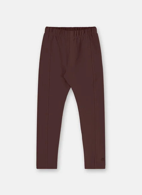 Calça Legging Em Molecotton - Marrom