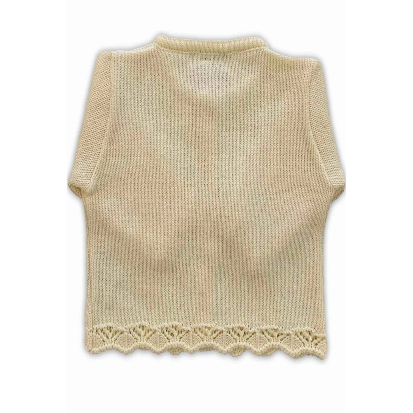 Cardigan em Tricot Amarelo