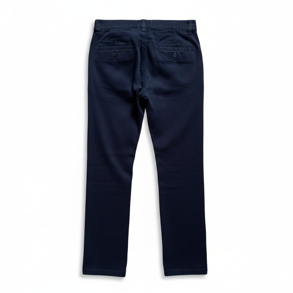 Calça Sarja Alfaiataria Azul - BEBELÂNDIA