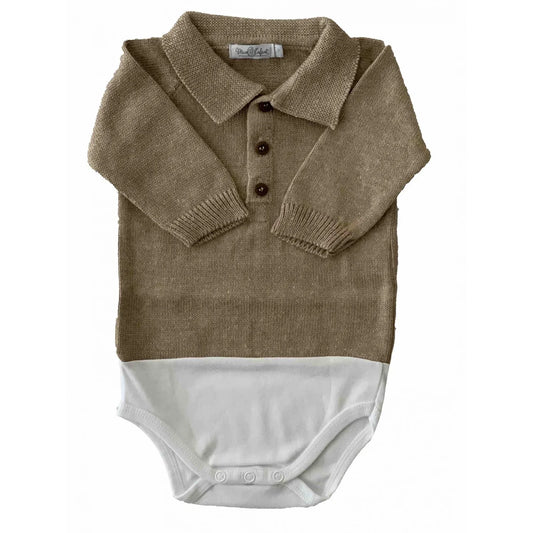 Conjunto Tricot - Caqui