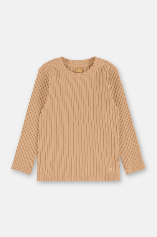 Blusa M/L Em Ribana caqui