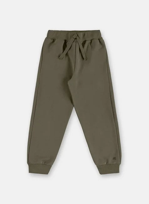 Calça Em Moletom - Verde Kalamata