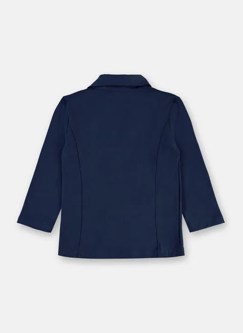Blazer Em Malha Alfaiataria - Marinho