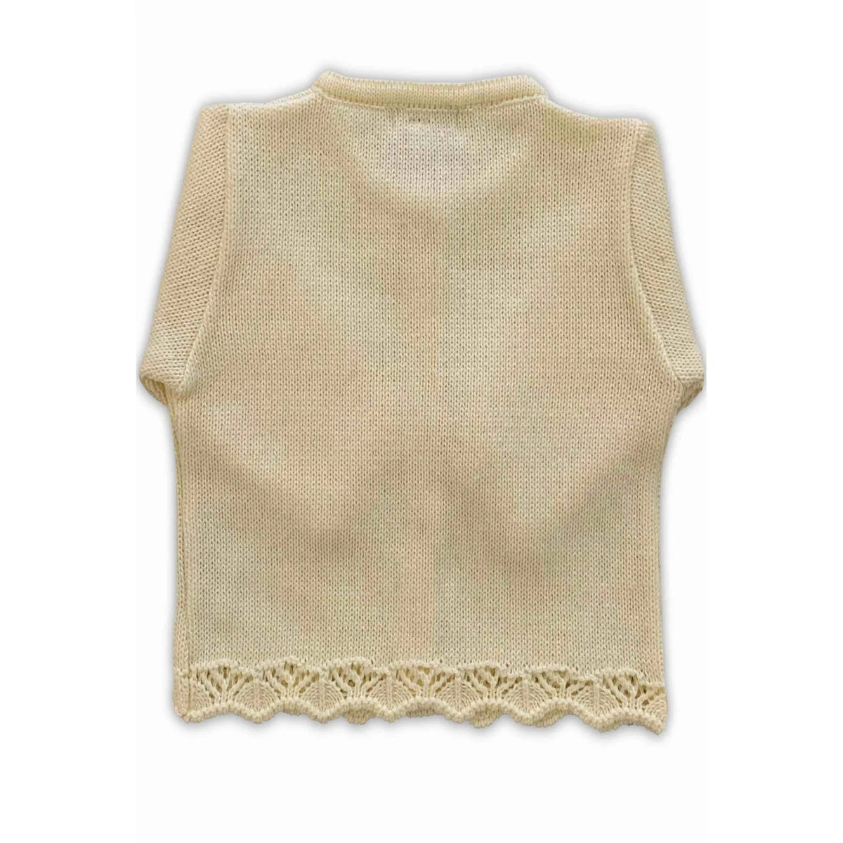 Cardigan em Tricot Amarelo