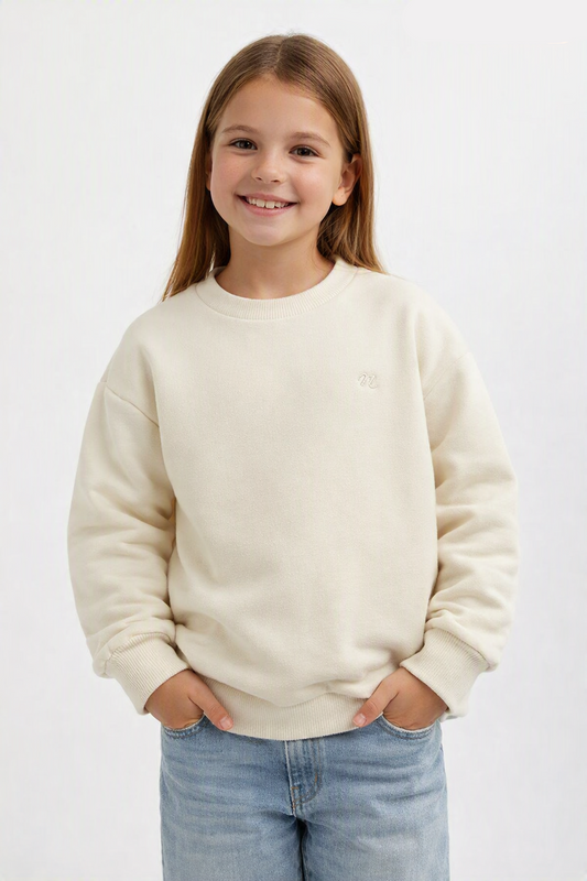 Blusão Manga Longa Em Malha - Molecotton Off