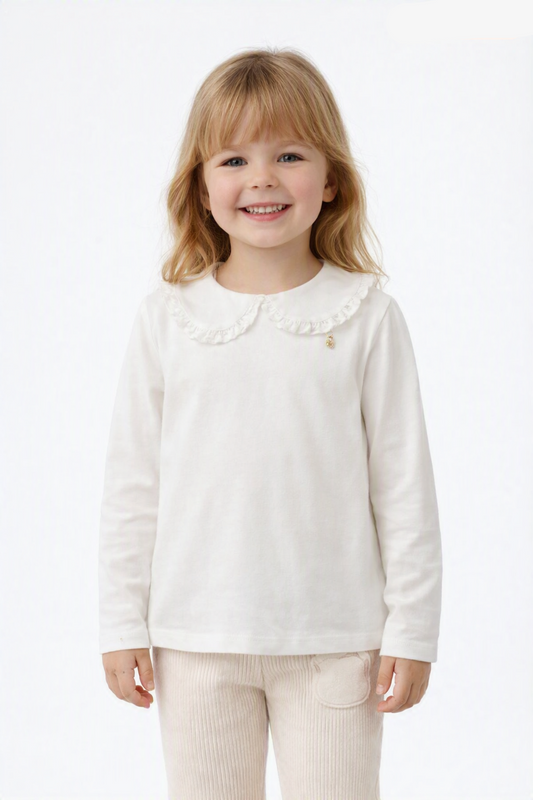 Blusa Manga Longa Em Meia Malha - Branco Especial