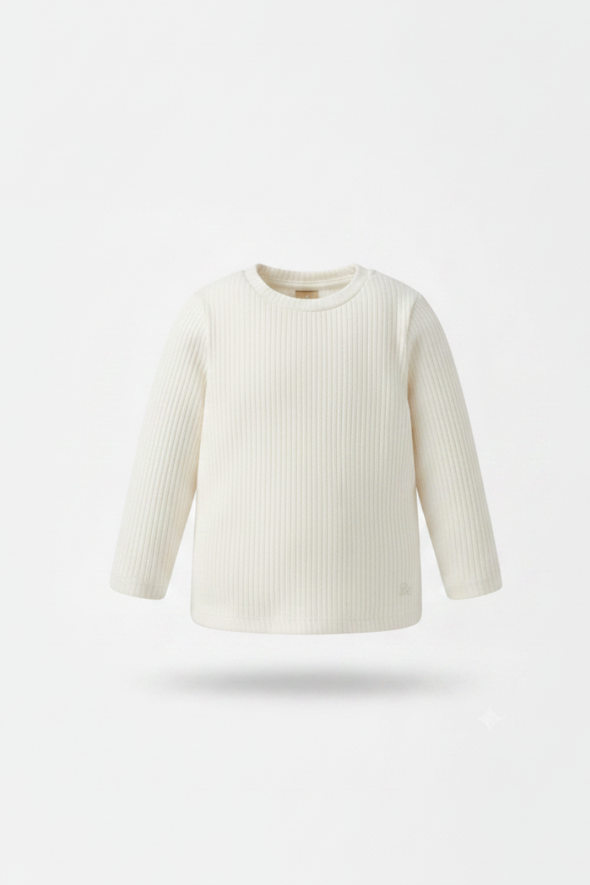 Blusa M/L Em Ribana Canelada