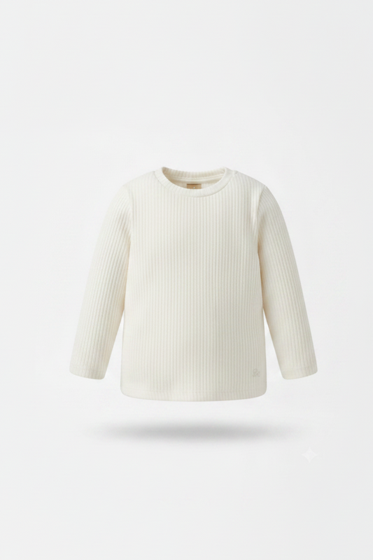 Blusa M/L Em Ribana Canelada