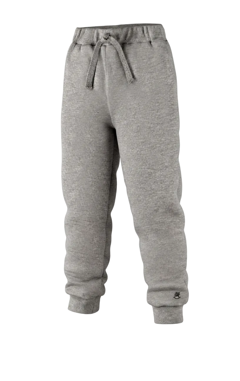 Calça Em Moletom cinza