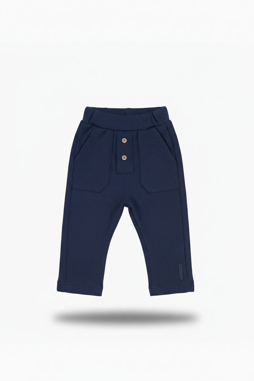 Calça Malha Alfaiataria - Azul Escuro