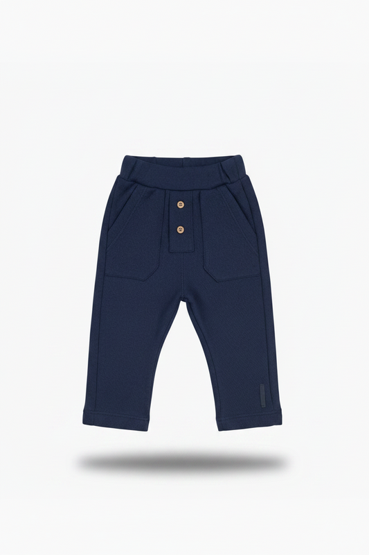 Calça Malha Alfaiataria - Azul Escuro