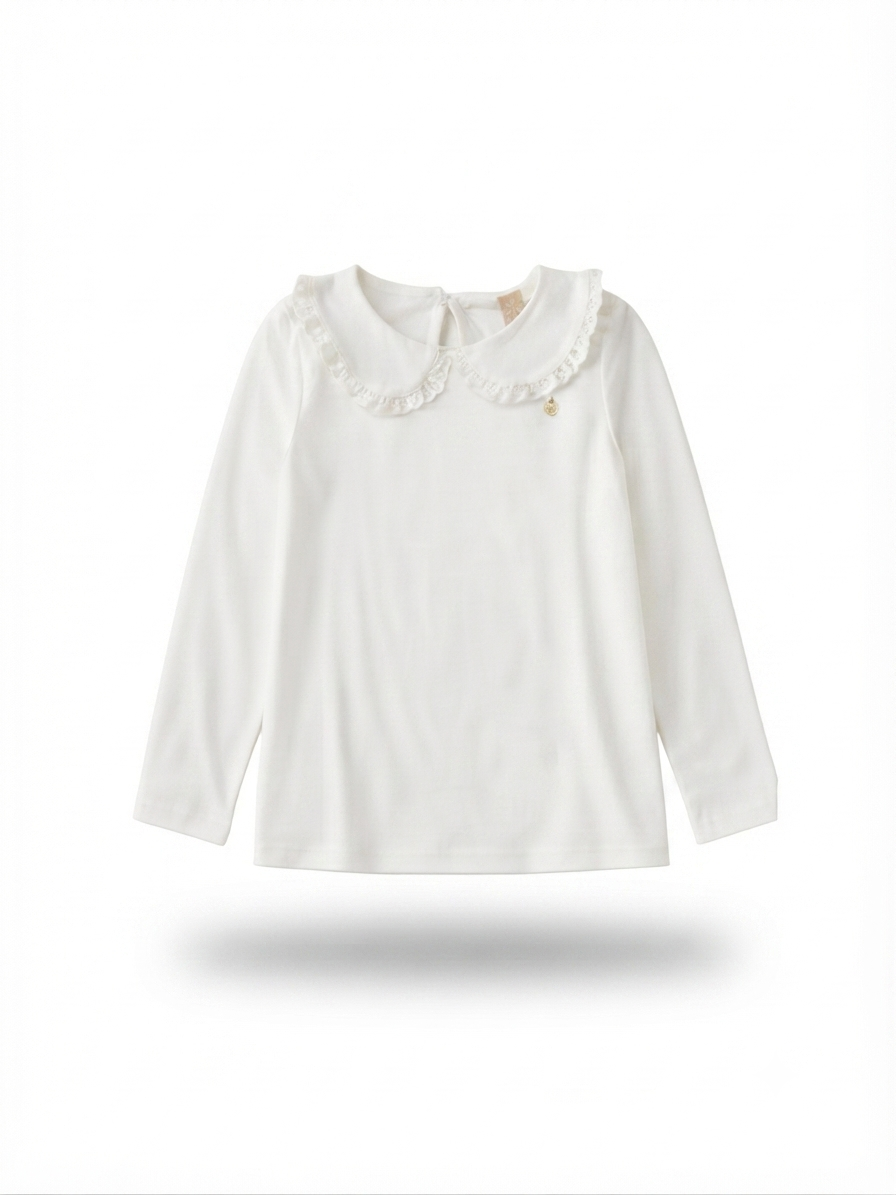 Blusa Manga Longa Em Meia Malha - Branco Especial