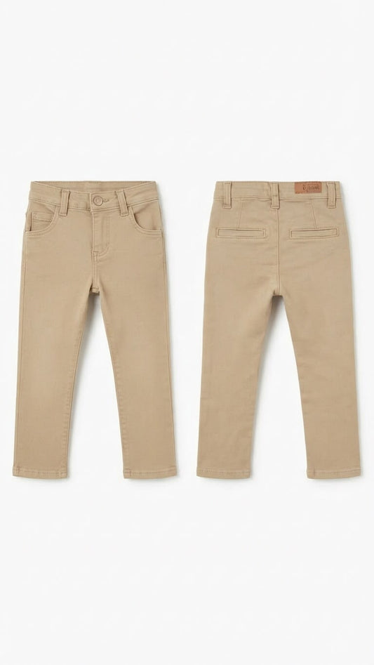 Calça Sarja Alfaiataria Caqui