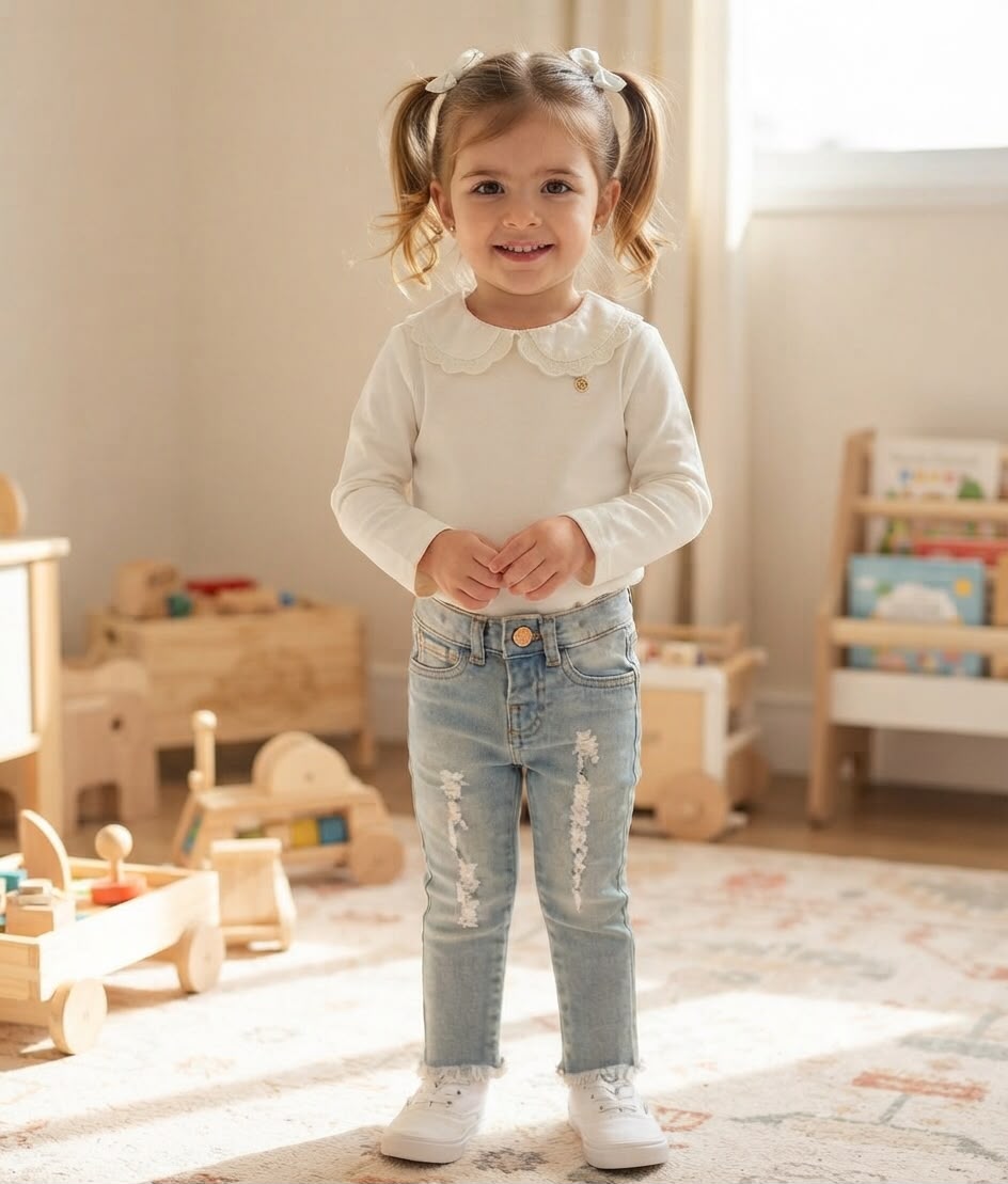 Calça Jeans Clara - Rasgada
