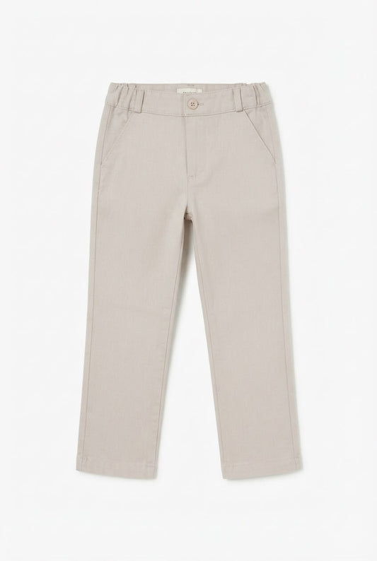 Calça Alfaiataria Oxford Bege