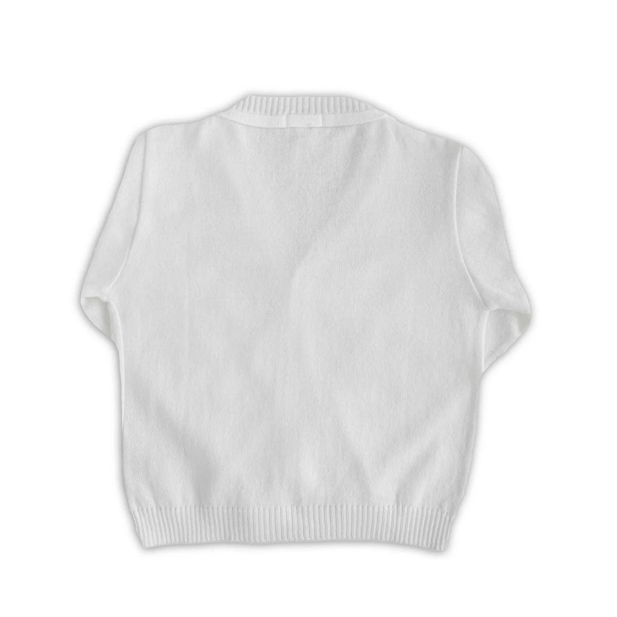 Cardigan em Tricot - Branco
