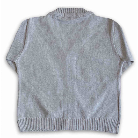 Cardigan em Tricot Cinza